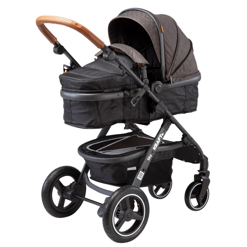 Kraft Sky Travel Sistem Bebek Arabası Dark Grey