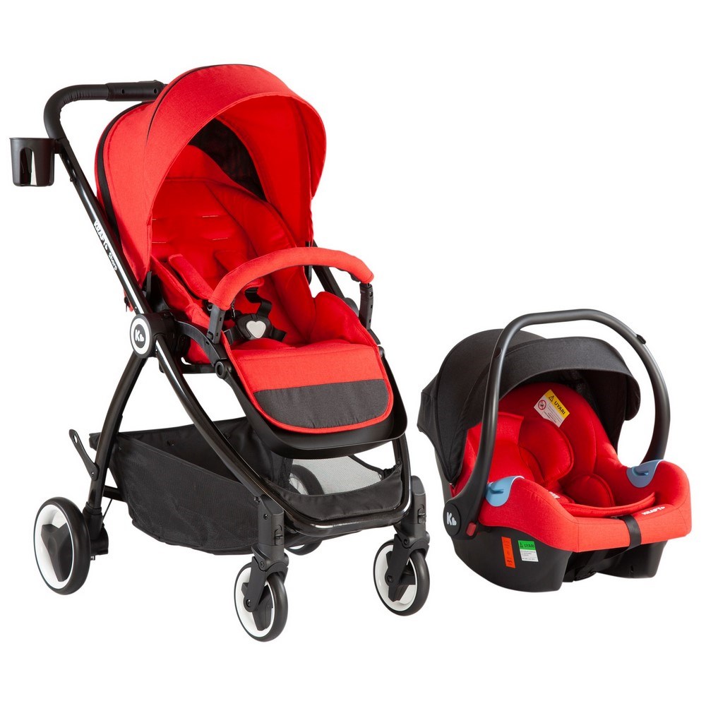 Kraft Sharp Travel Sistem Bebek Arabası Red