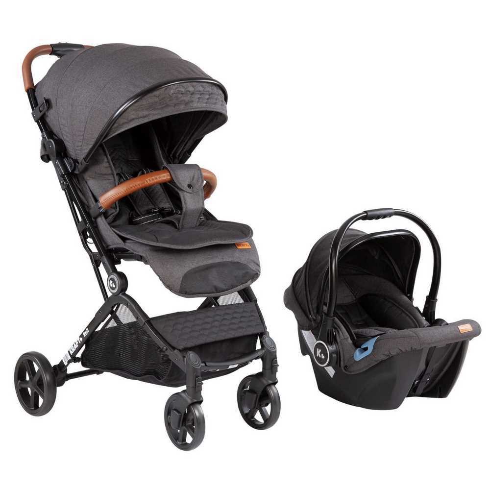 Kraft Roll Travel Sistem Bebek Arabası Dark Grey