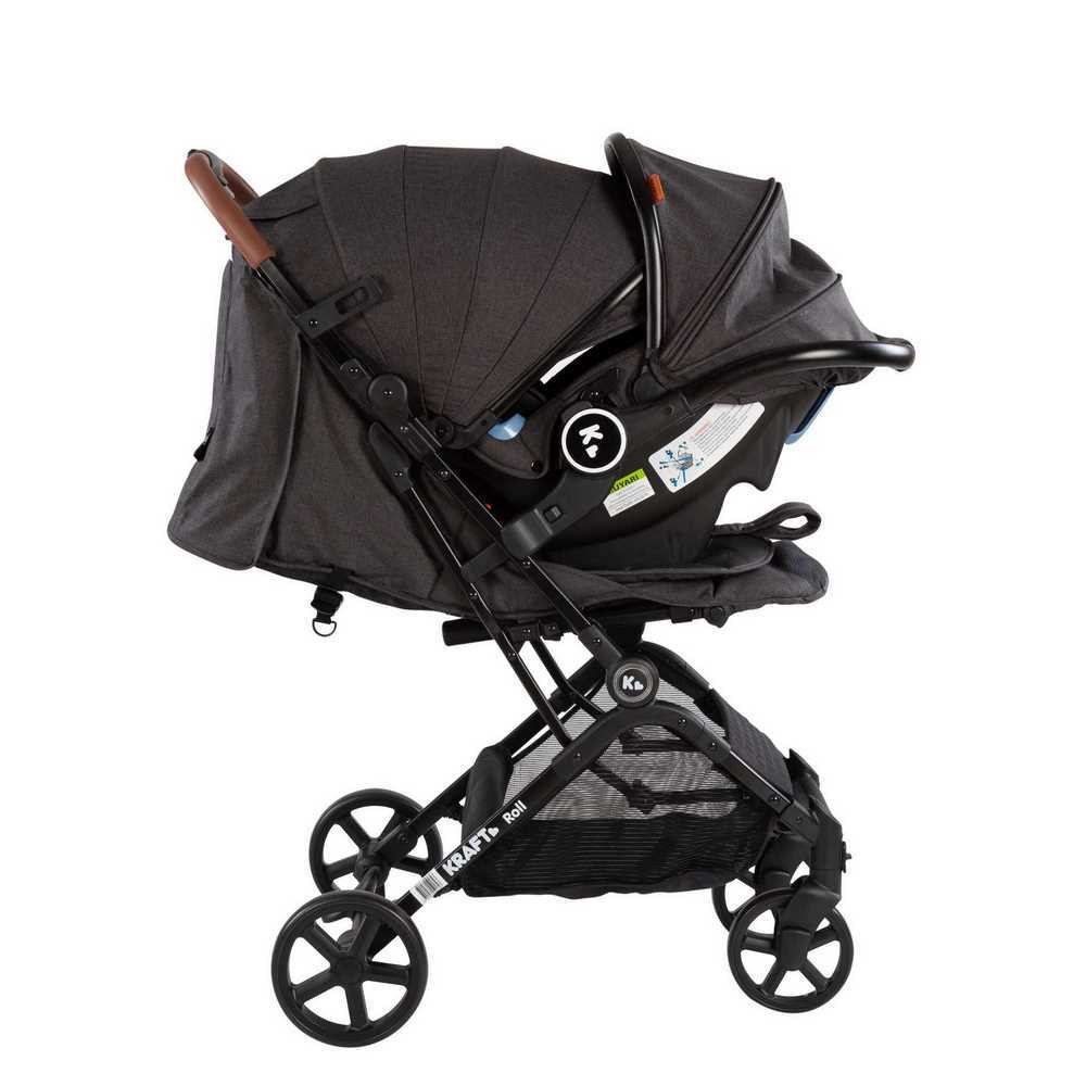 kraft roll travel sistem bebek arabasi dark grey fiyati ilke bebe