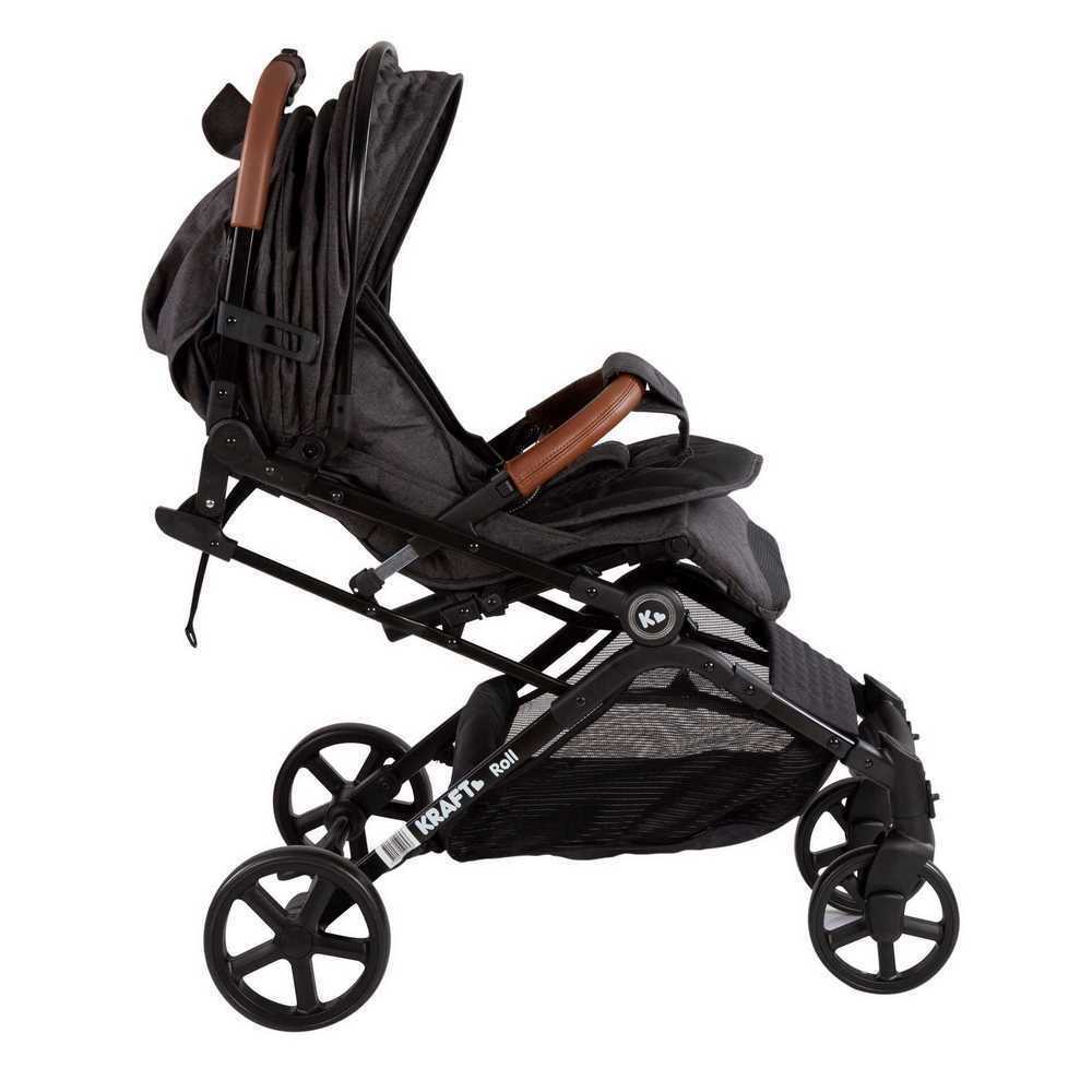Kraft Roll Travel Sistem Bebek Arabası Dark Grey
