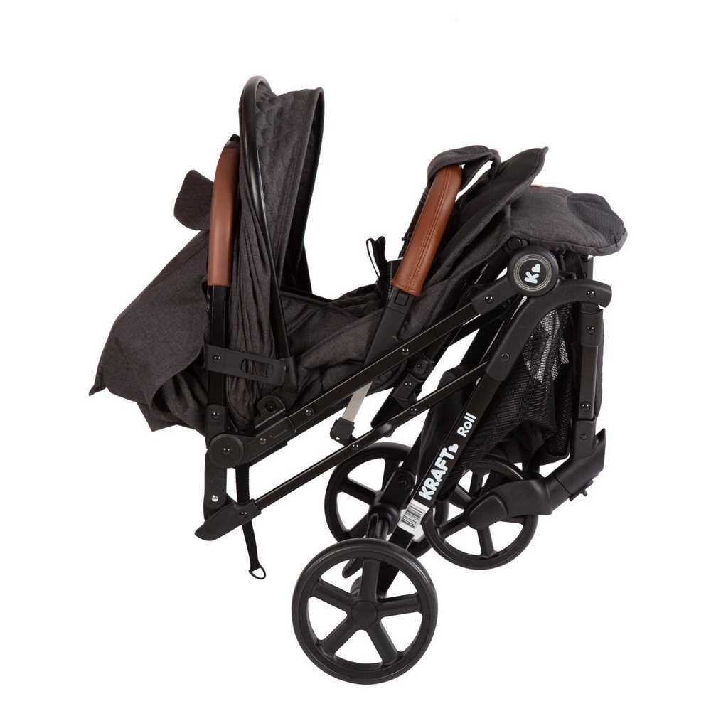 Kraft Roll Travel Sistem Bebek Arabası Dark Grey