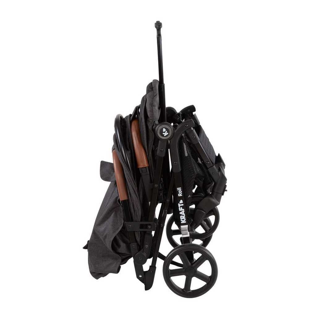 Kraft Roll Travel Sistem Bebek Arabası Dark Grey