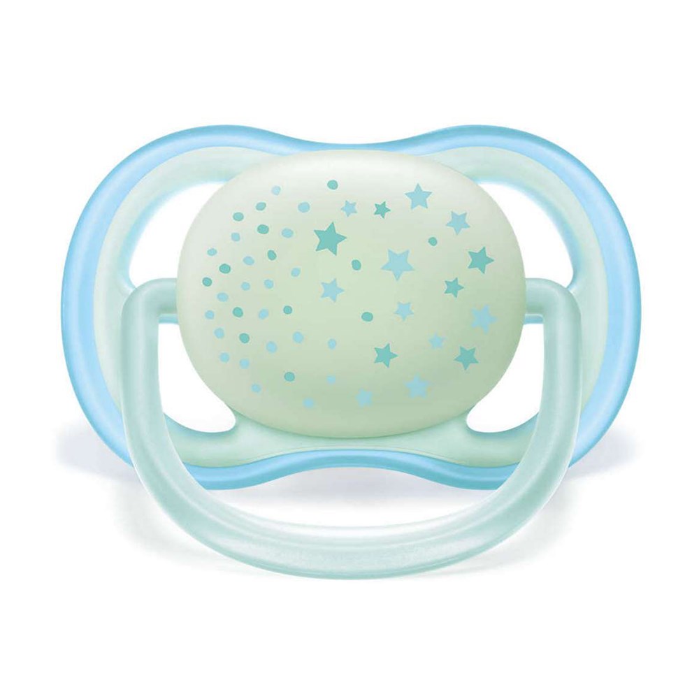 Philips Avent Ultra Air Night 2'li Silikon Emzik 0-6 Ay Mavi