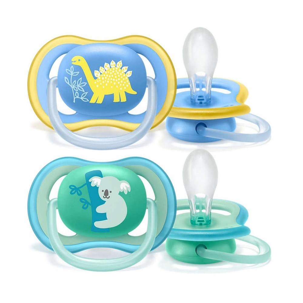 Philips Avent Ultra Air 2'li Silikon Emzik 18+ Ay Mavi