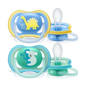 Philips Avent Ultra Air 2'li Silikon Emzik 18+ Ay Mavi