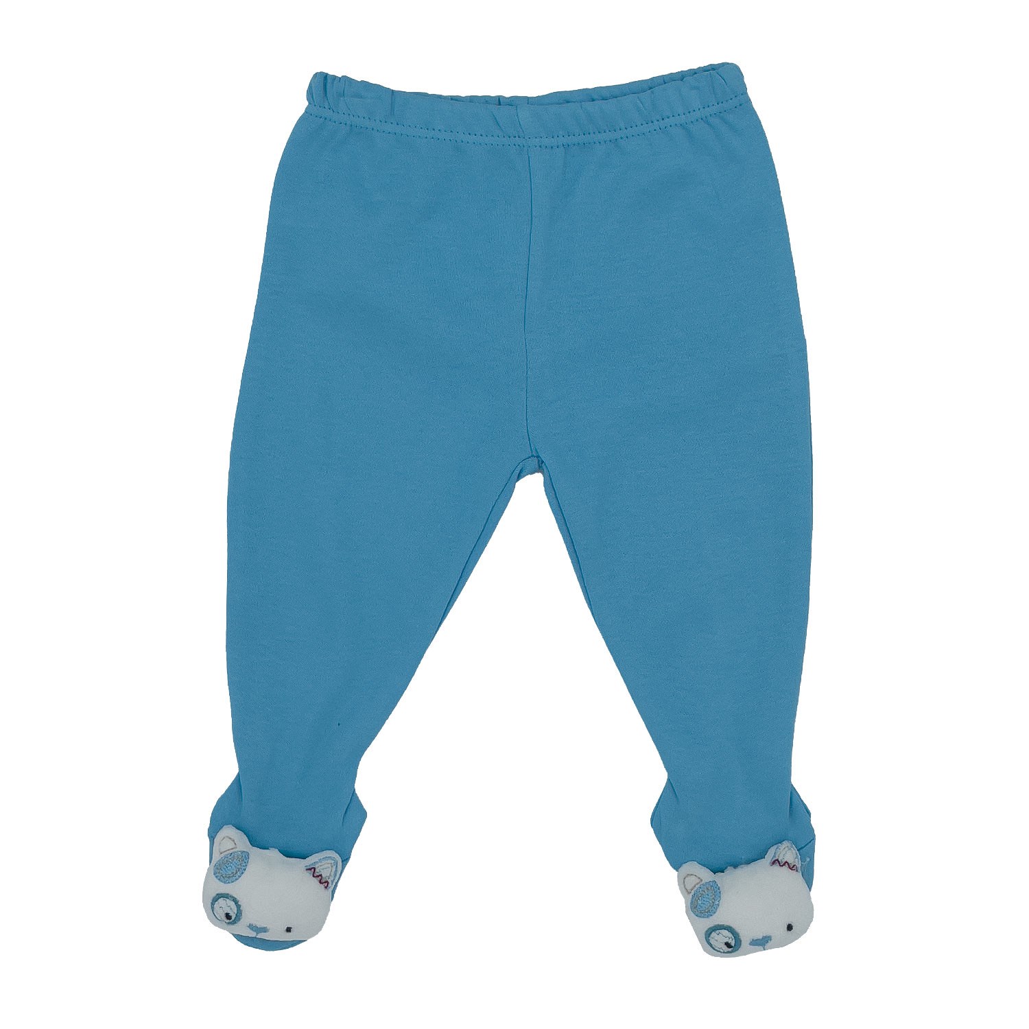 Mini Damla Oyuncaklı Patikli Pantolon 44178 Turkuaz