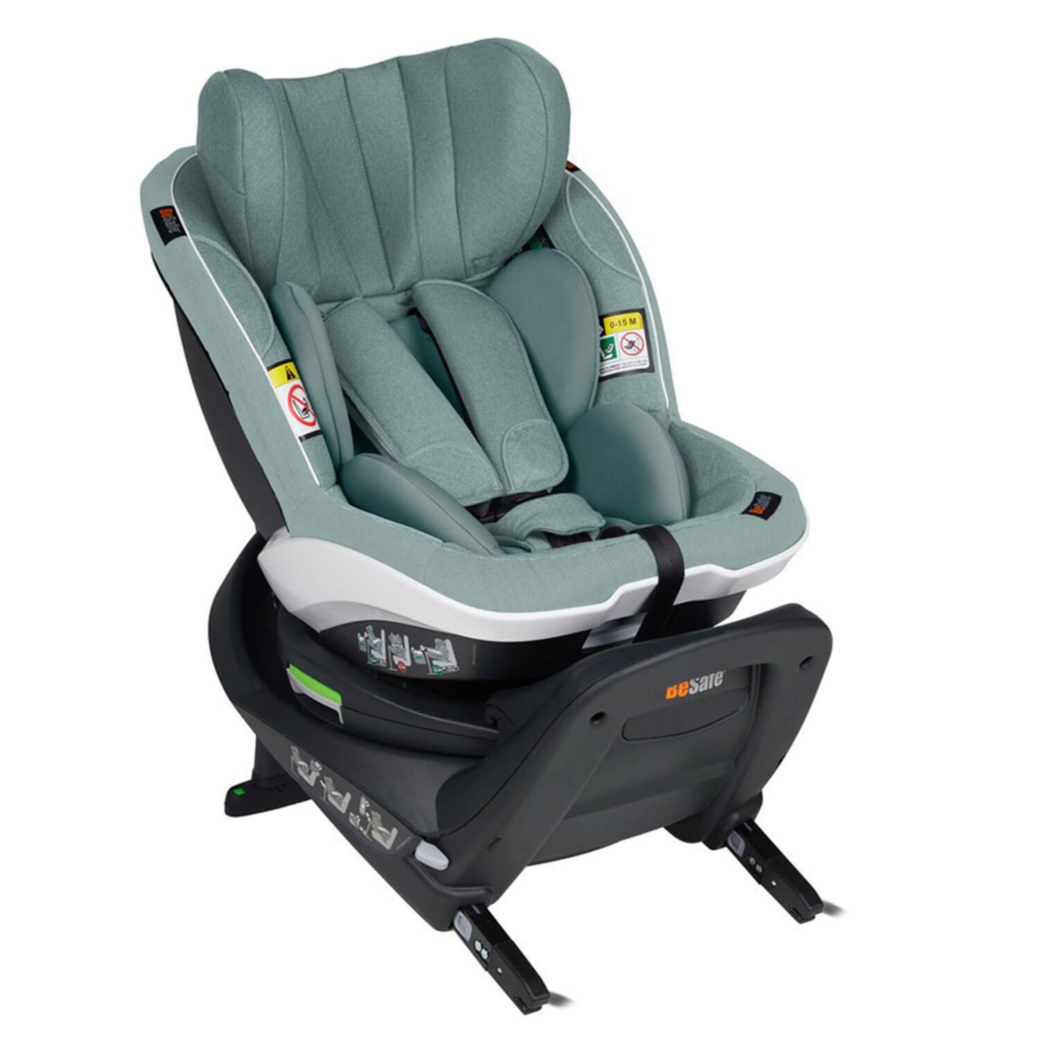 BeSafe İzi Turn I-size 0-18 kg Oto Koltuğu Sea Green Melange