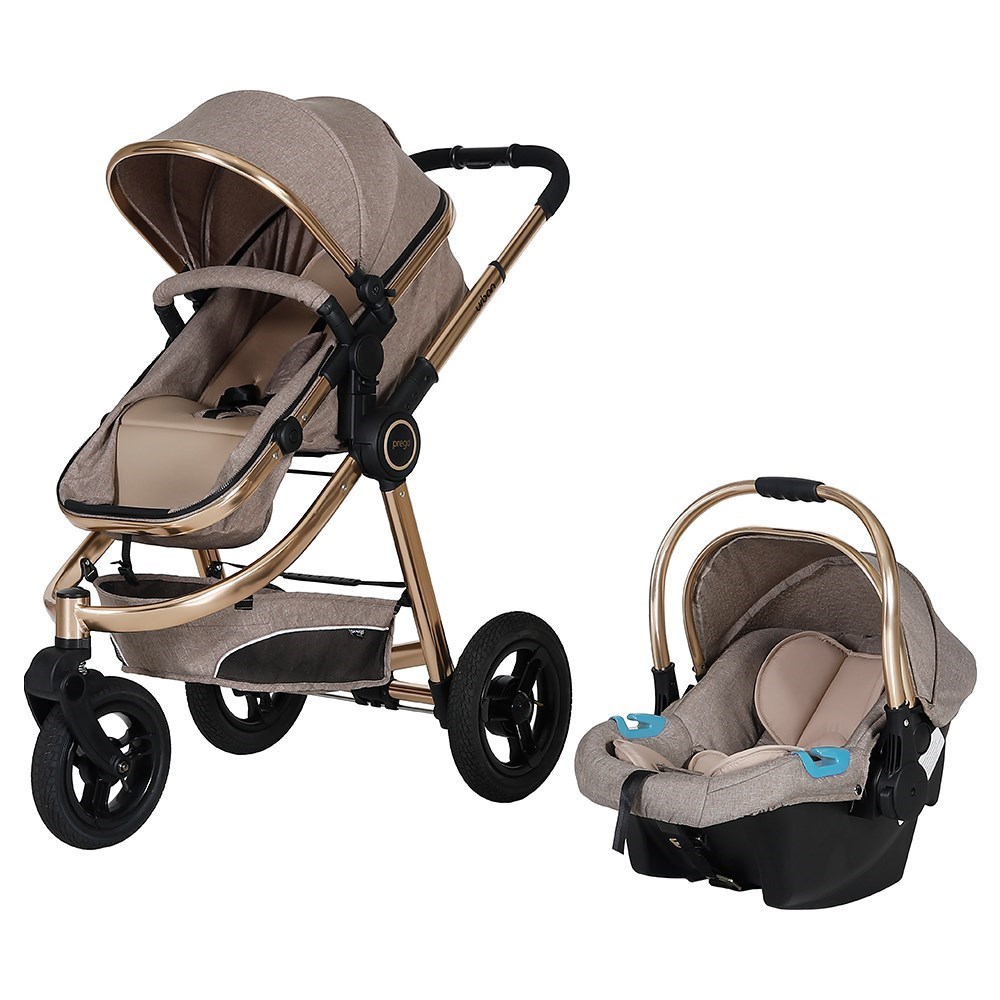 Prego Urban Gold Travel Bebek Arabası 2046 Bej