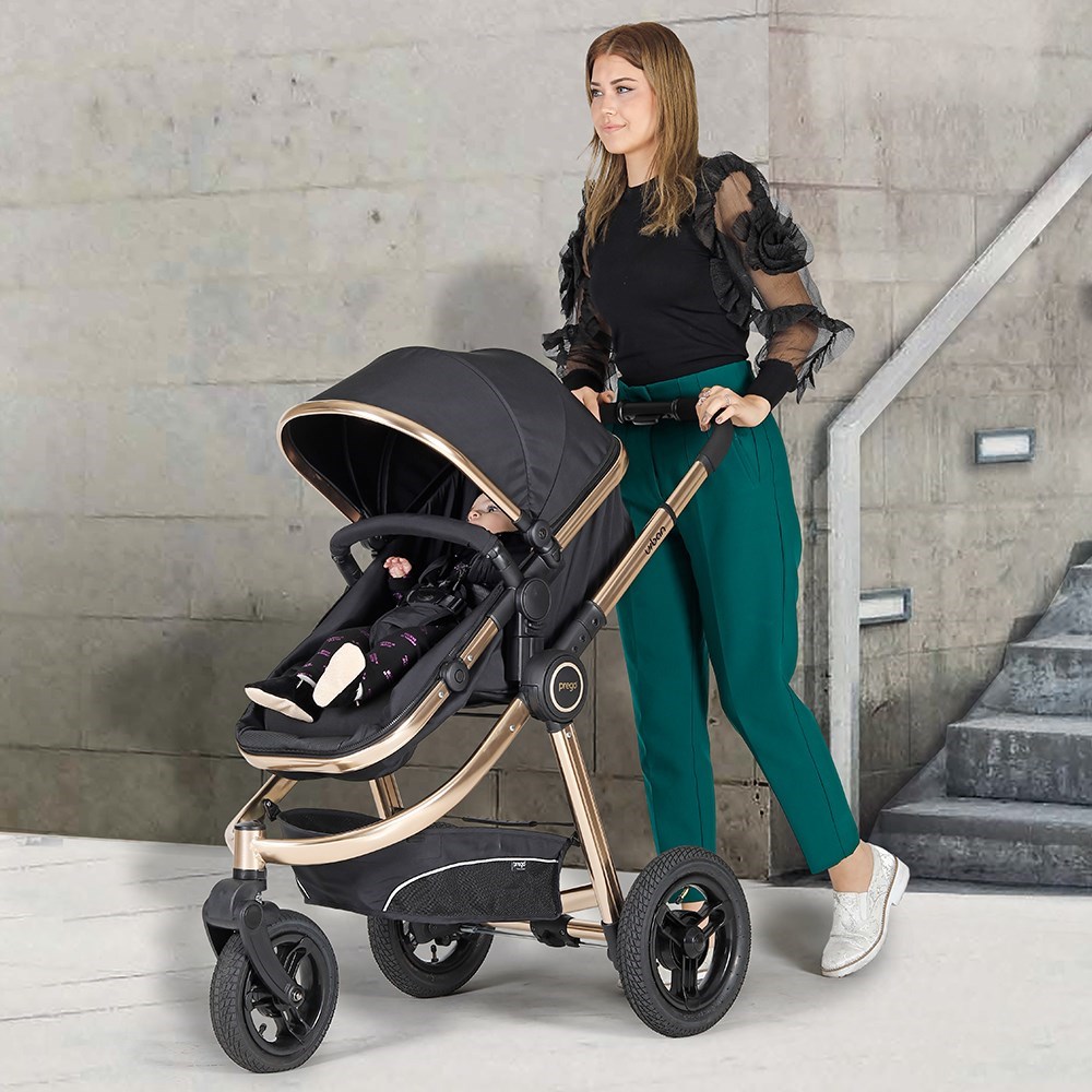 Prego Urban Gold Travel Bebek Arabası 2046 Siyah