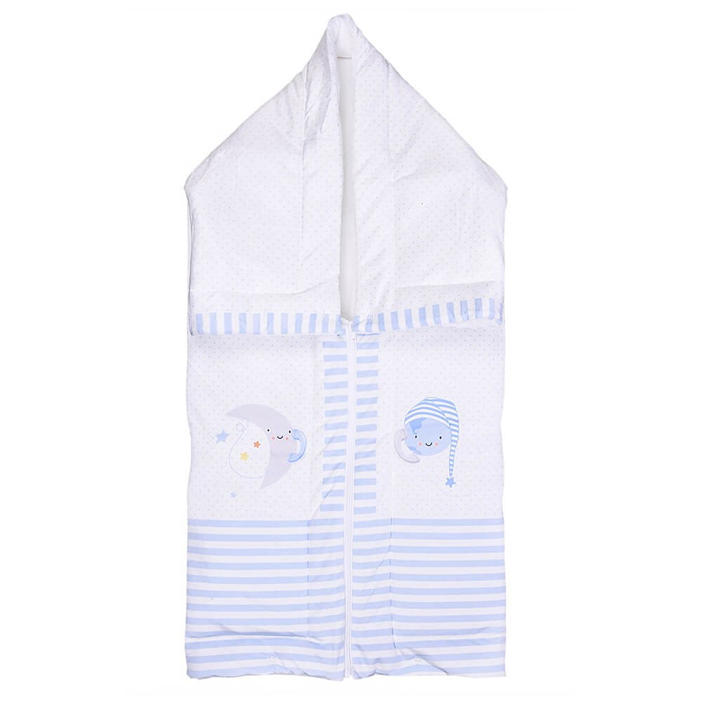 Kitikate Dreams Fermuarlı Bebek Battaniyesi S30785 Mavi