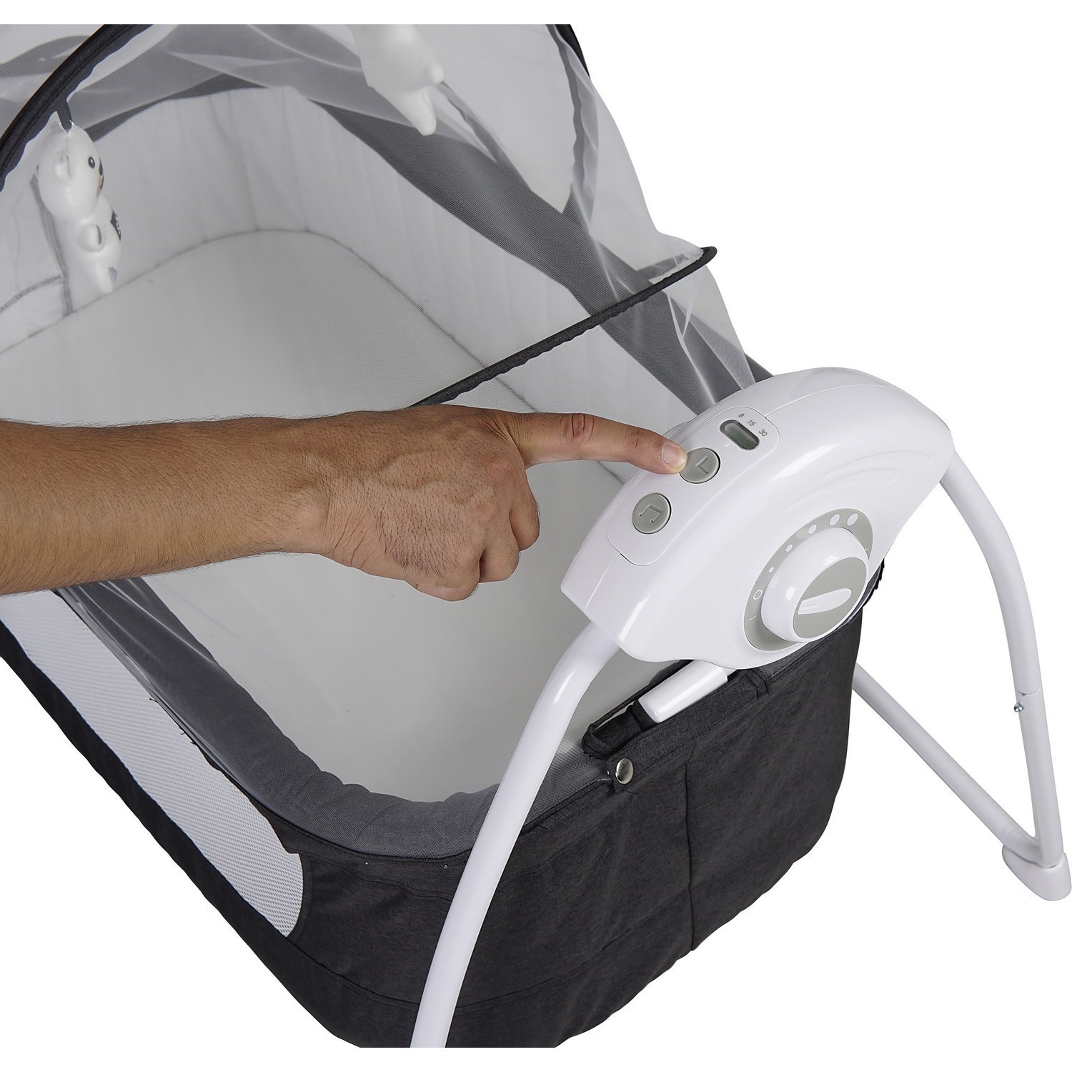 Sunny Baby Caretta Elektrikli Ve Pilli Beşik 9146 Siyah