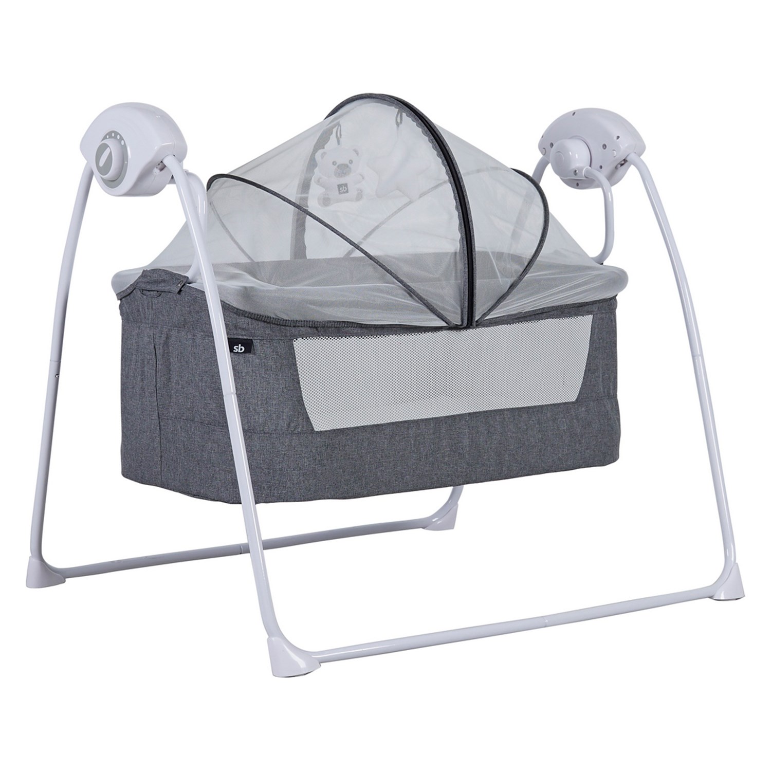 Sunny Baby Caretta Elektrikli Ve Pilli Beşik 9146 Gri