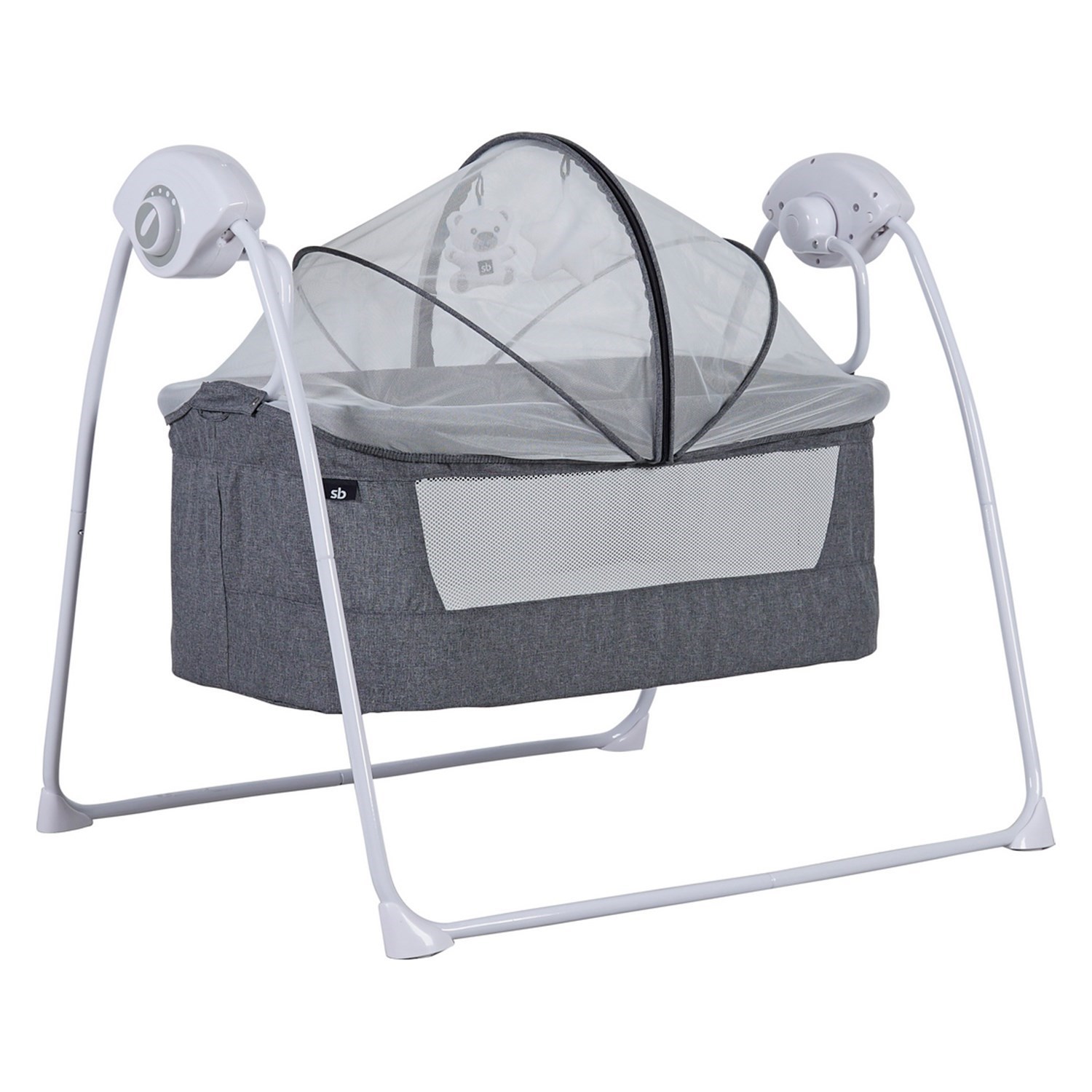 Sunny Baby Caretta Elektrikli Ve Pilli Beşik 9146 Gri