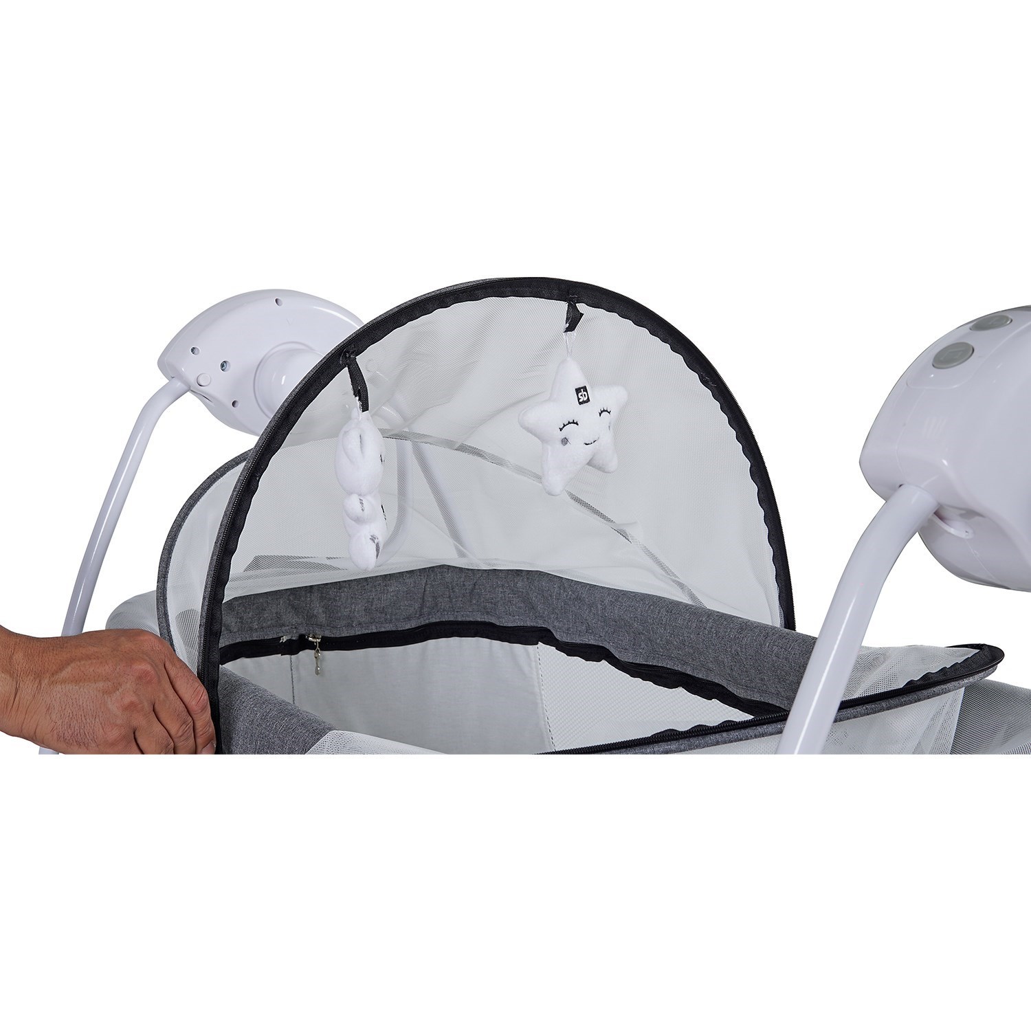 Sunny Baby Caretta Elektrikli Ve Pilli Beşik 9146 Gri