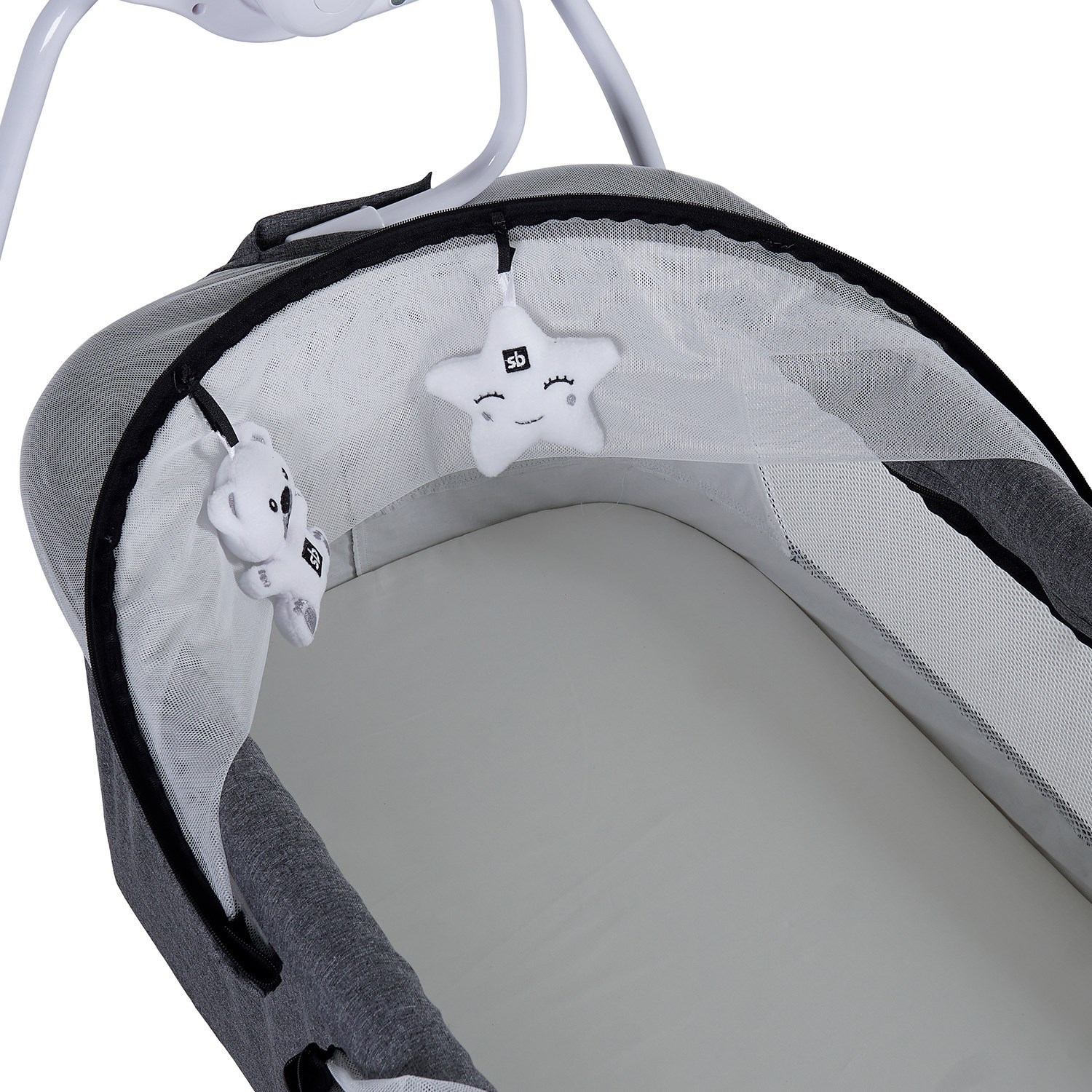 Sunny Baby Caretta Elektrikli Ve Pilli Beşik 9146 Gri
