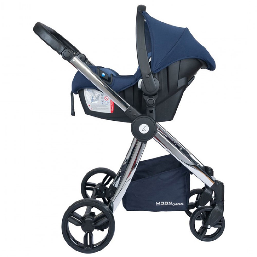 Safe Line Moon Chrome Travel Bebek Arabası Lacivert