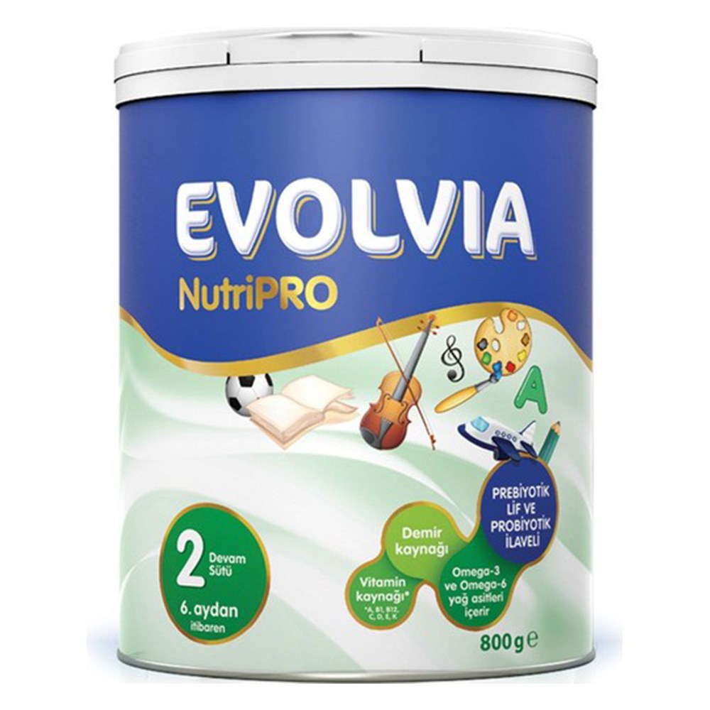 Evolvia 2 Nutripro Bebek Sütü 800 gr 