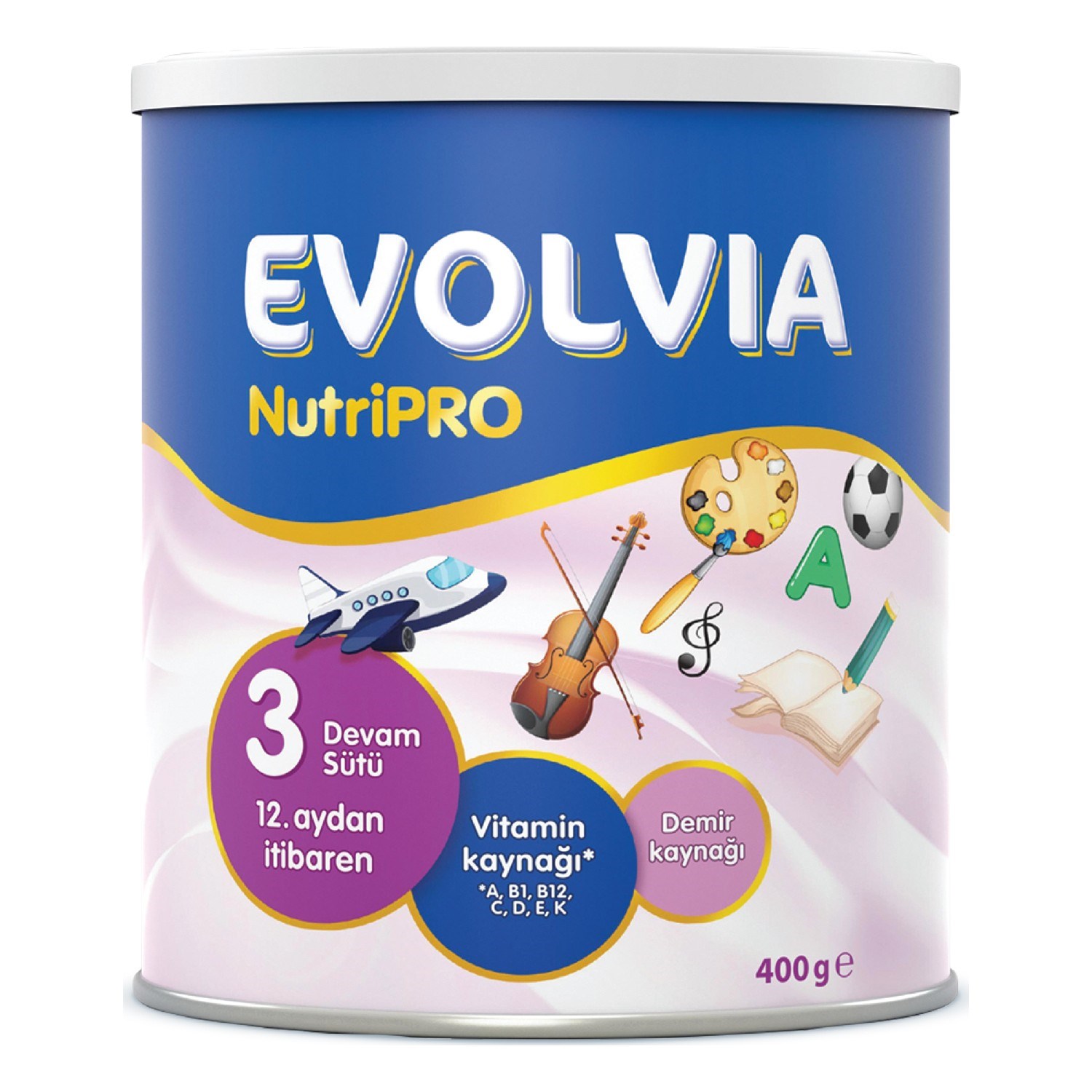 Evolvia 3 Nutripro Bebek Sütü 400 gr 