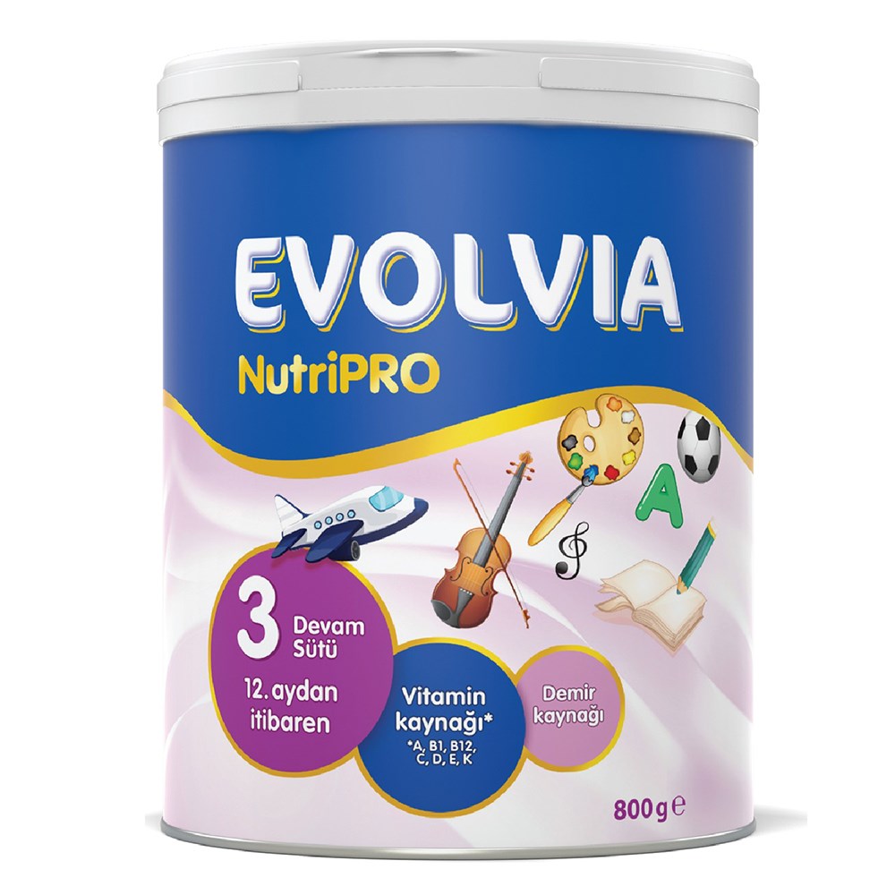 Evolvia 3 Nutripro Bebek Sütü 800 gr 