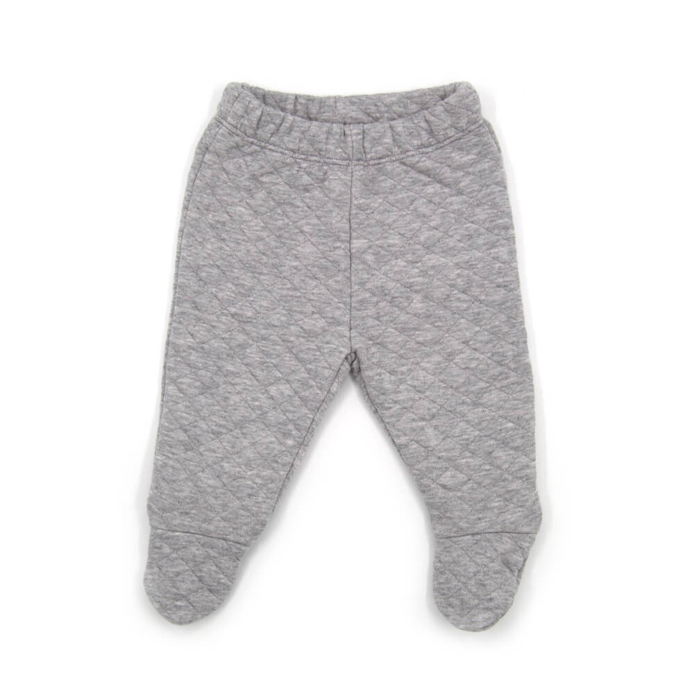 İdil Baby Patikli Bebek Pantolonu 13313 Gri