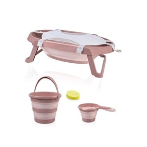 BabyJem 5 Parça Bebek Banyo Seti 596 Somon