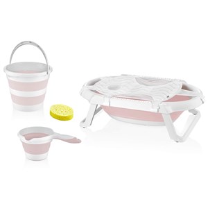 BabyJem 5 Parça Bebek Banyo Seti 596 Pembe