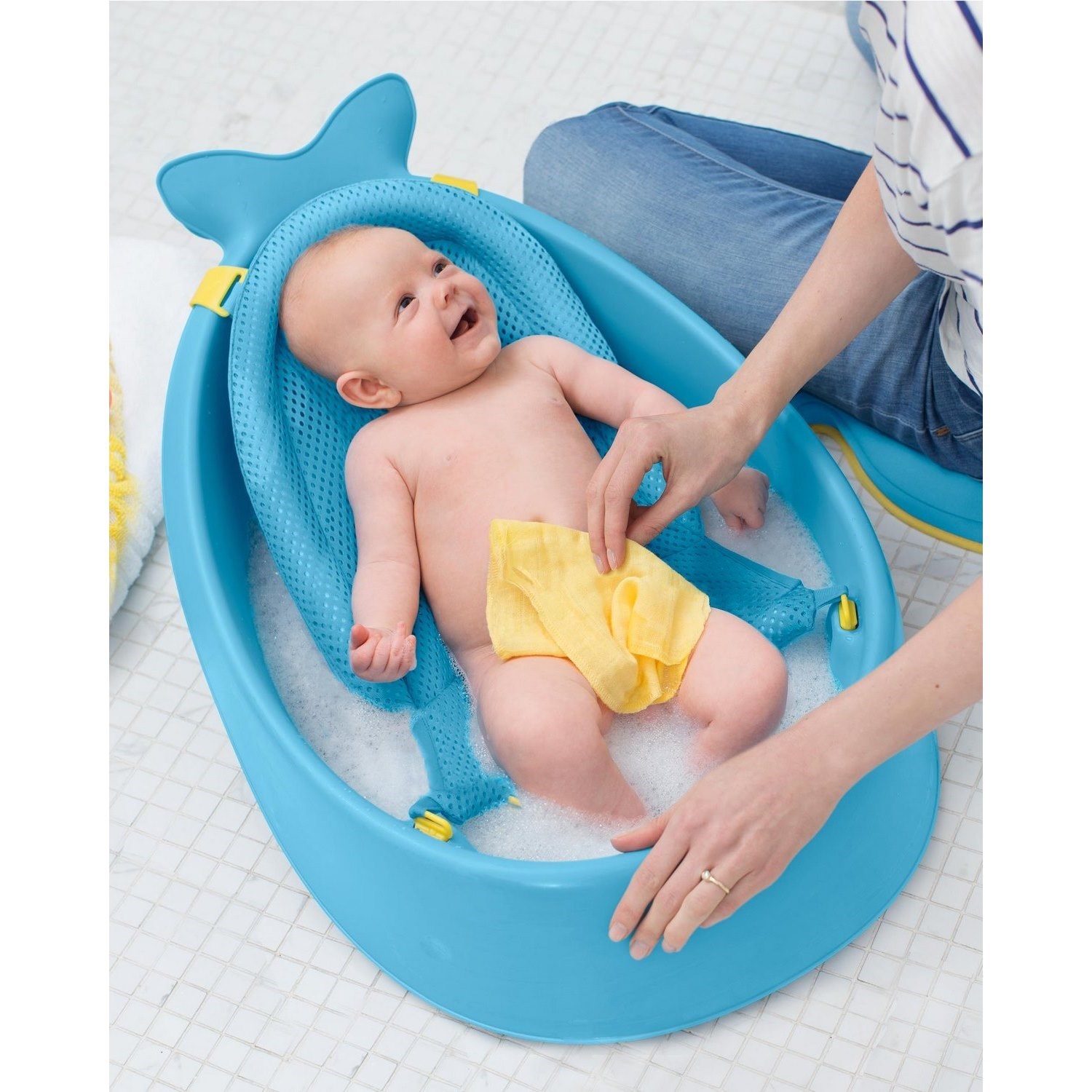 Skip Hop Moby 3 ü 1 Arada Akıllı Küvet Mavi