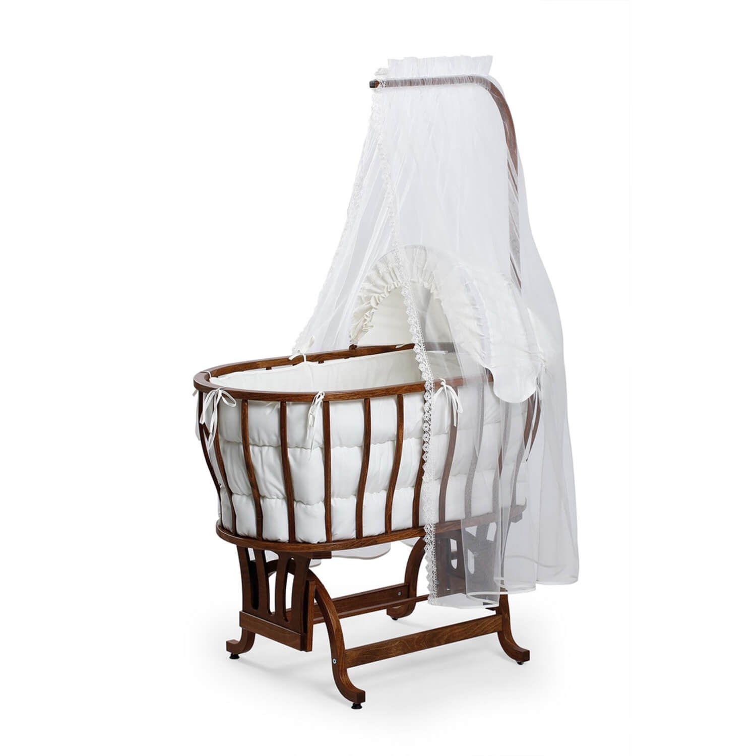Bebe De Luxe Bobo Bebek Sepet Beşik Ceviz