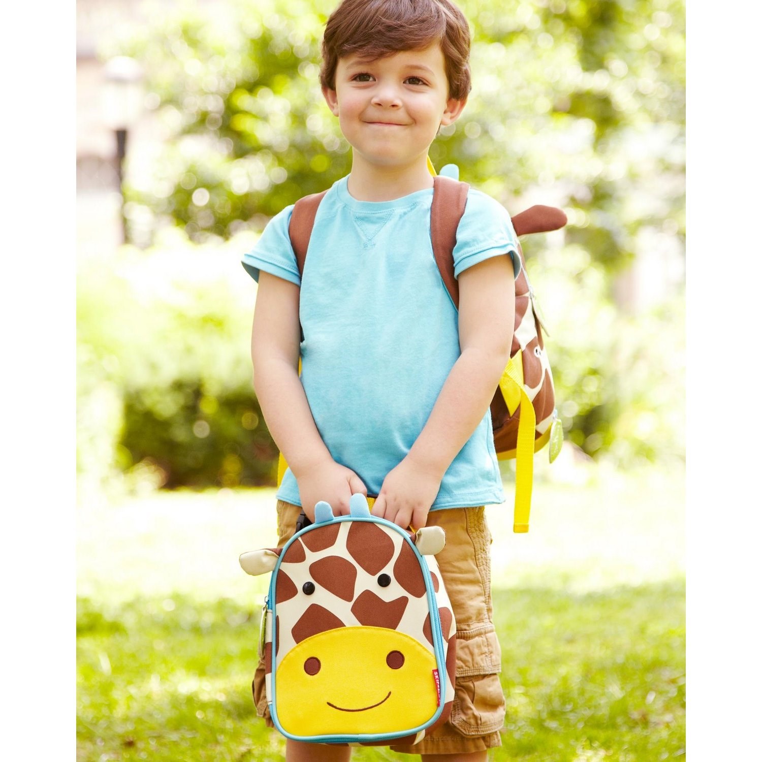 Skip Hop Zoo Beslenme Çantası Kahverengi-Sarı