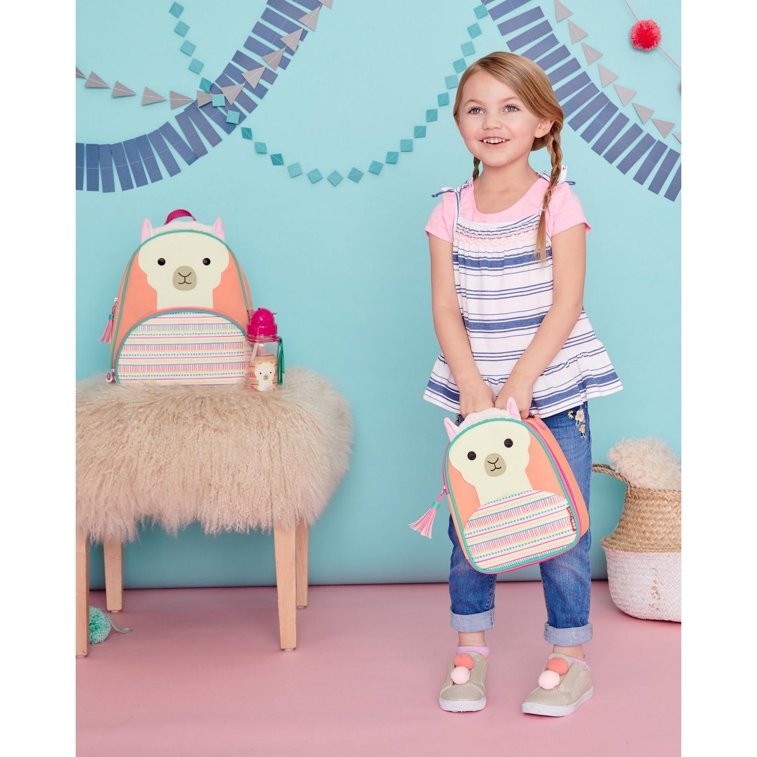 Skip Hop Zoo Beslenme Çantası Somon