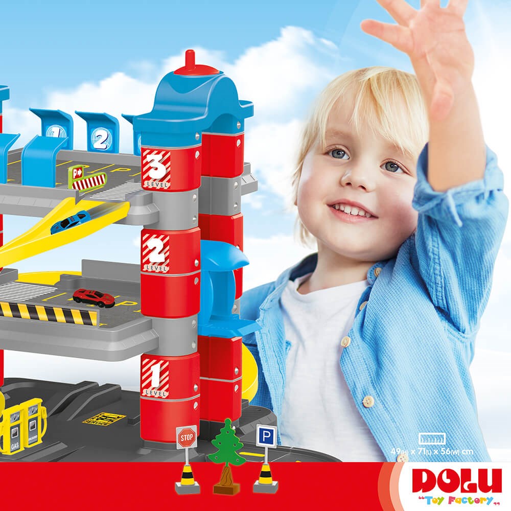 Dolu Oyuncak 3 Katlı Otopark 
