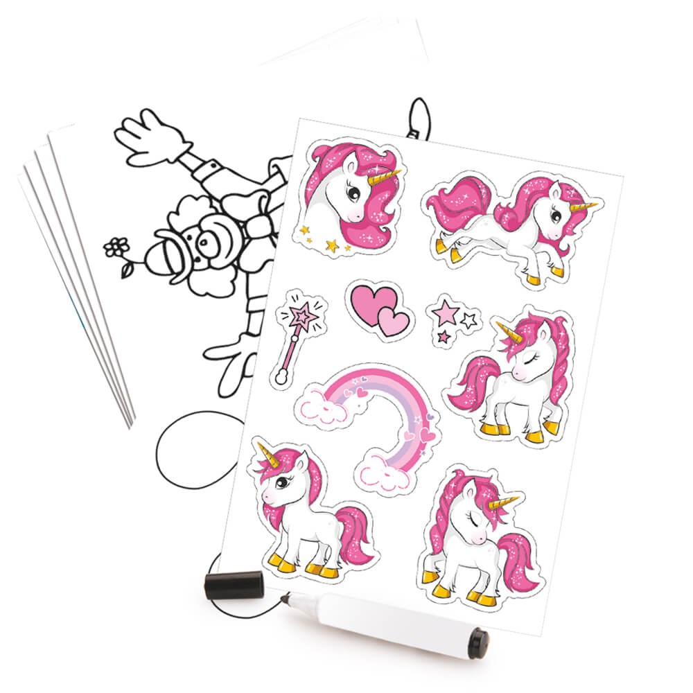 Dolu Unicorn Jumbo Oyuncak Yazı Tahtası 