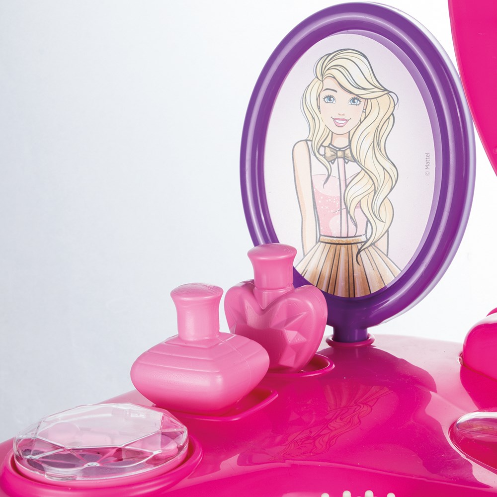 Barbie Ayaklı Makyaj Masası ve Sandalye Seti 