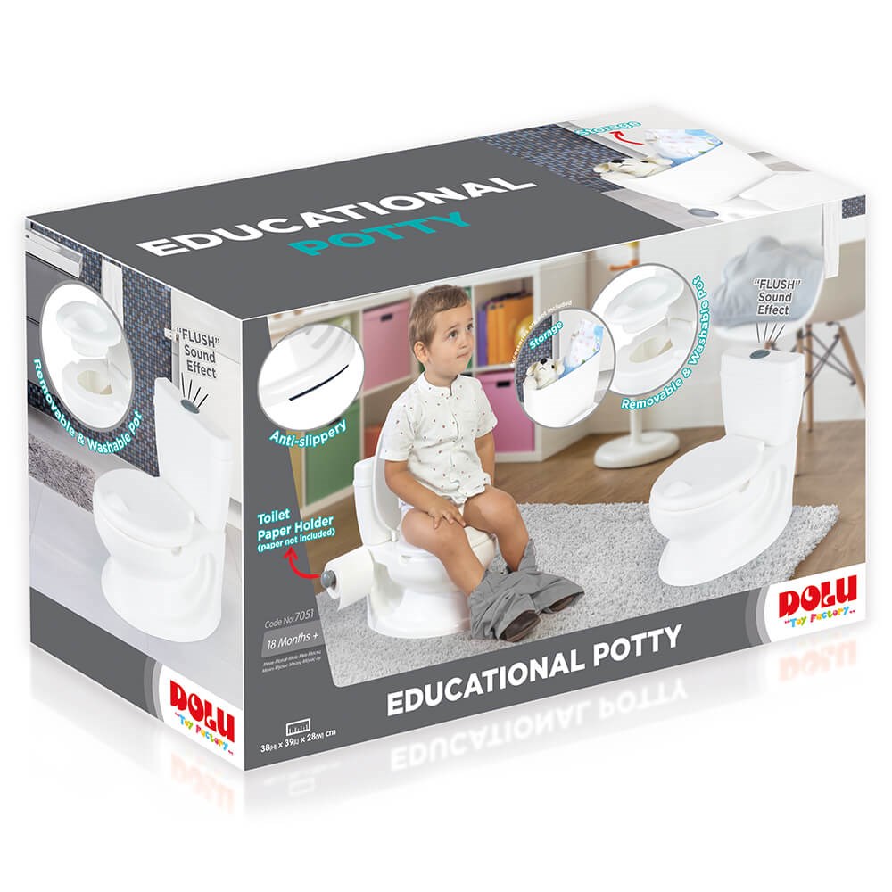 Dolu Eğitici Lazımlık Beyaz