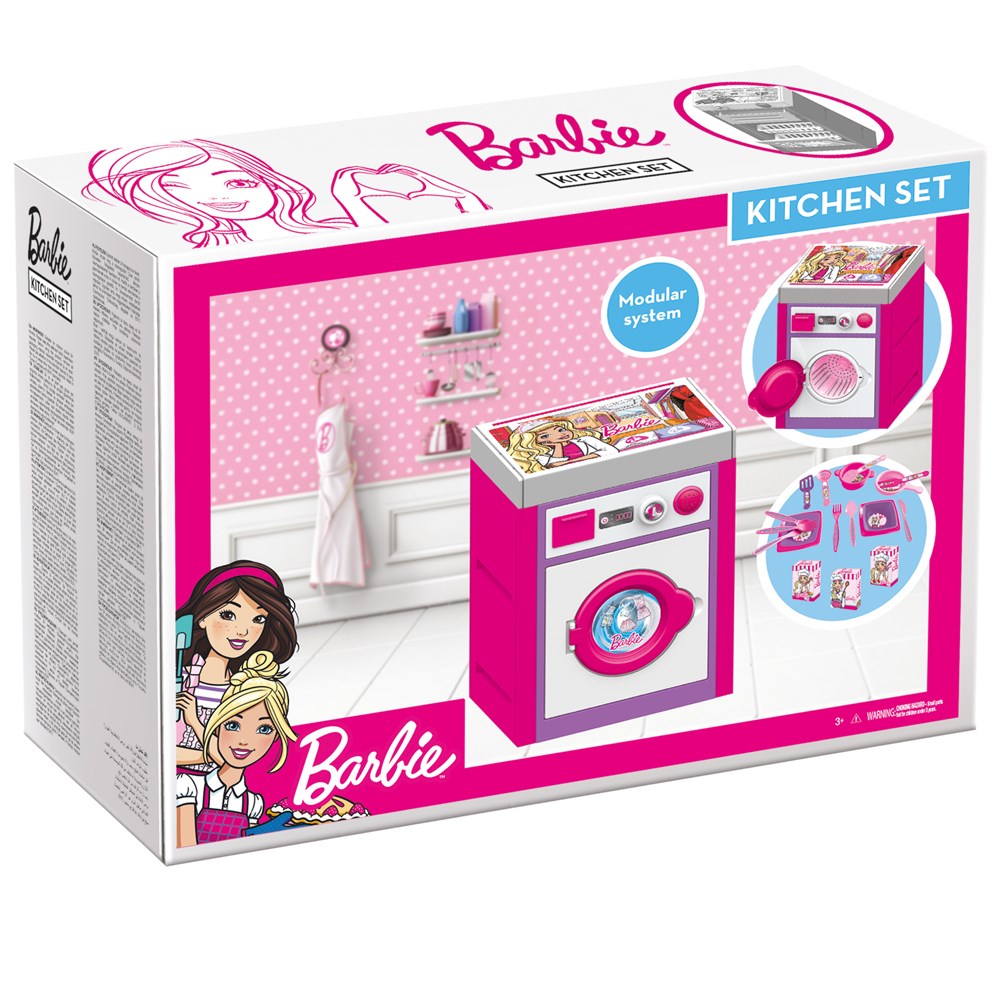 Barbie Oyuncak Çamaşır Makinası 