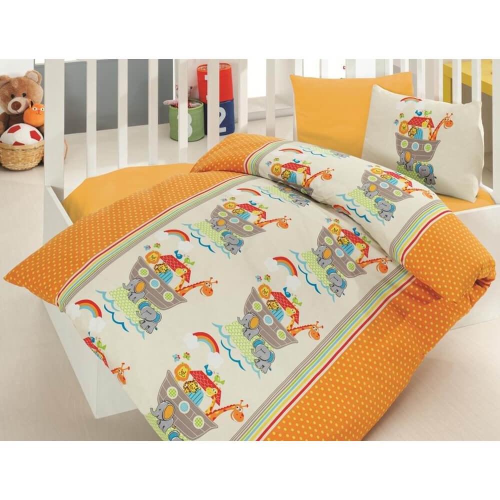 Fixe Baby Bebek Nevresim Takımı Turuncu