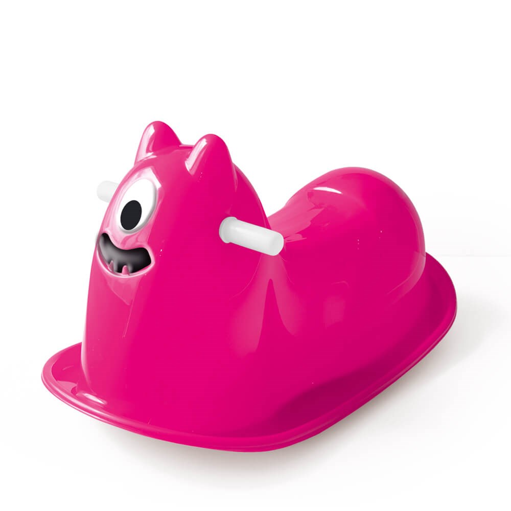 Dolu Pembe Tekli Canavar Sallanır Oyuncak 