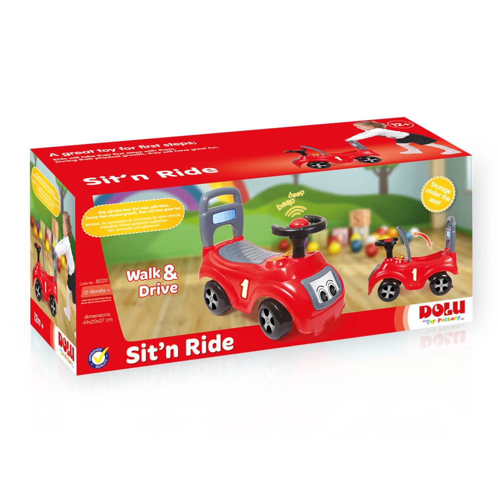 Dolu Oyuncak Bingit Araba Kırmızı