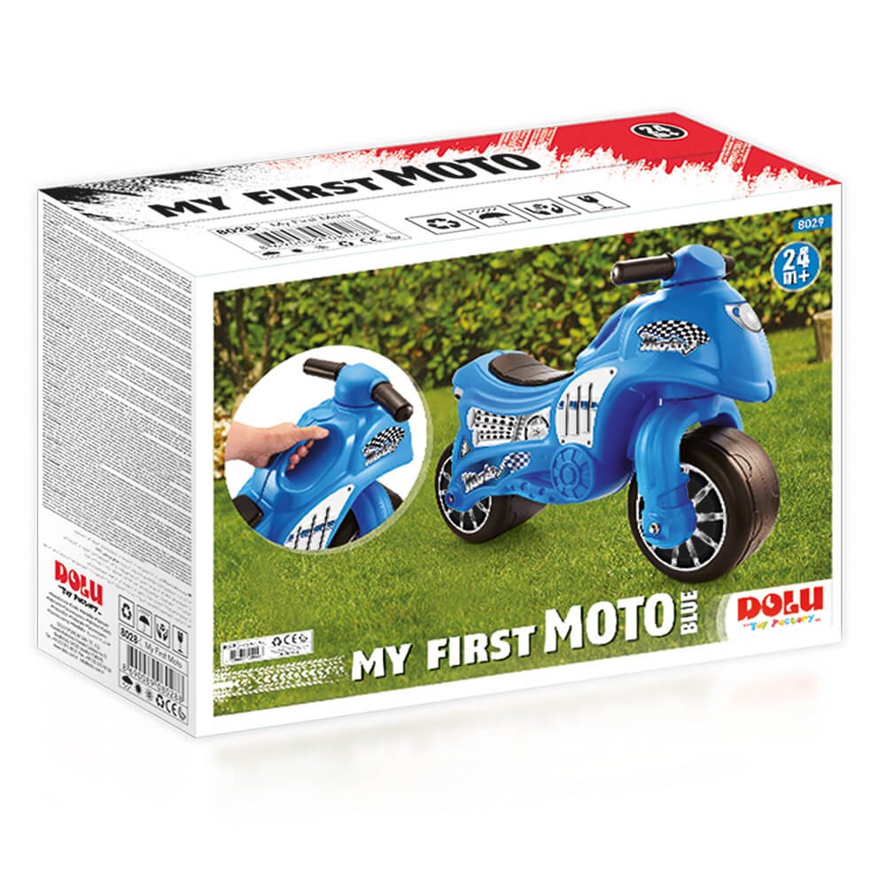 Dolu Oyuncak Pvc İlk Motorum Mavi
