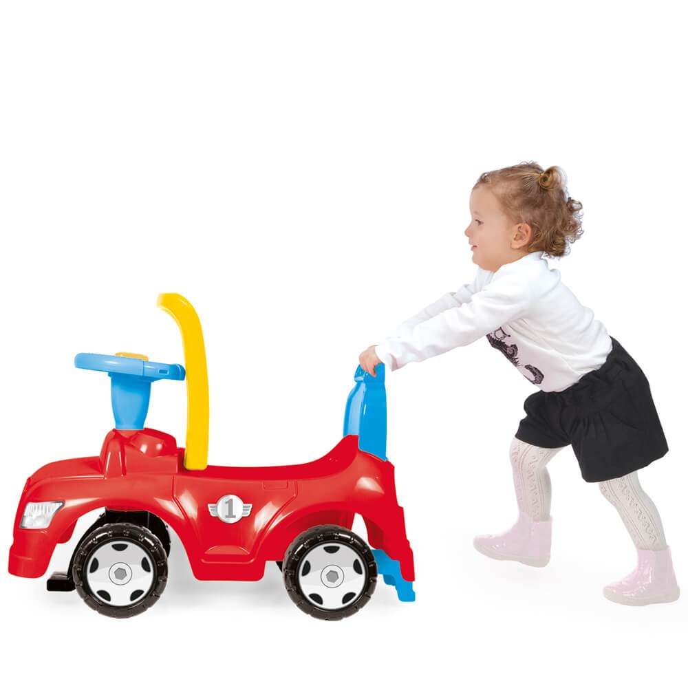 Dolu Toy Factory Step Oyuncak Araba 2'si 1 Arada Kırmızı