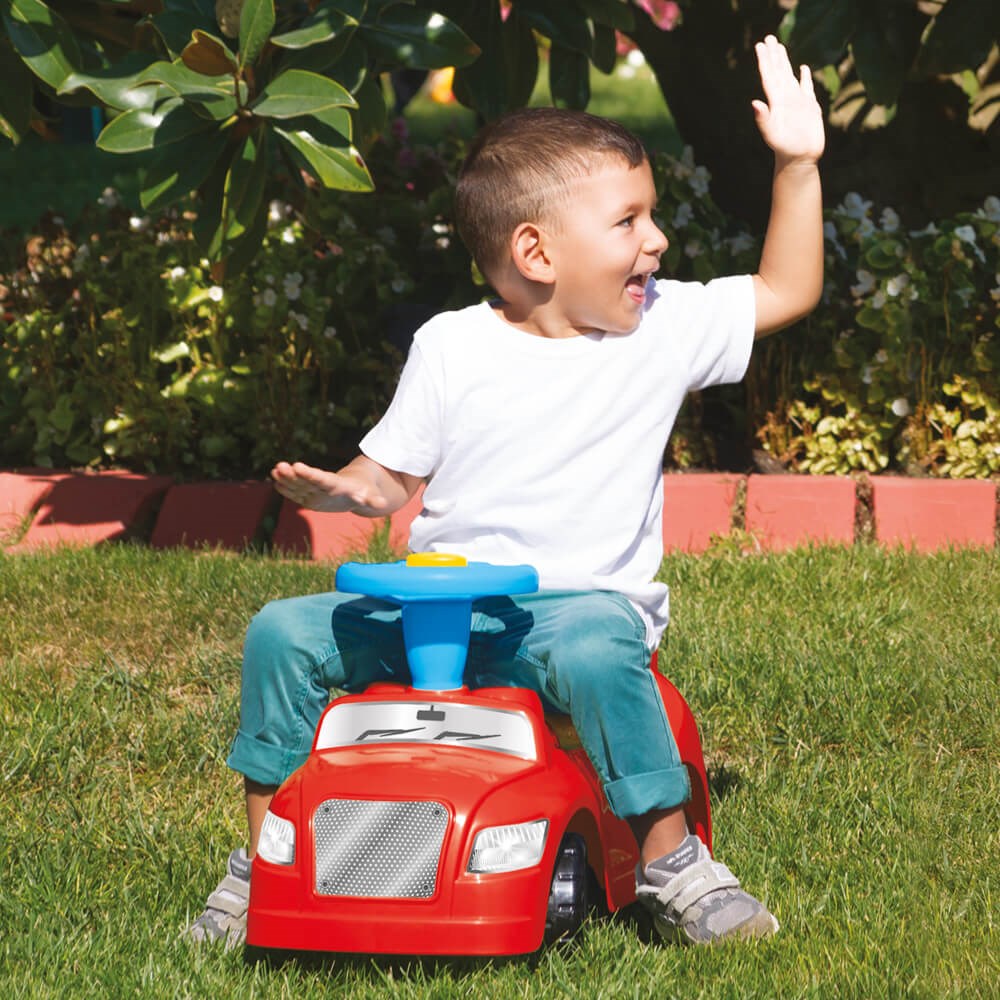 Dolu Toy Factory Step Oyuncak Araba 2'si 1 Arada Kırmızı