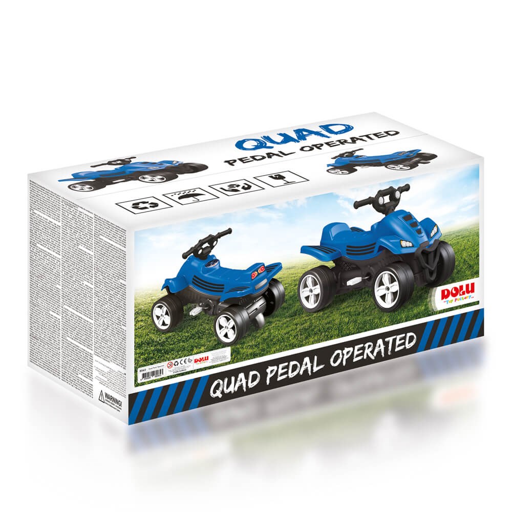 Dolu Oyuncak Quad Pedallı ATV Motor Mavi