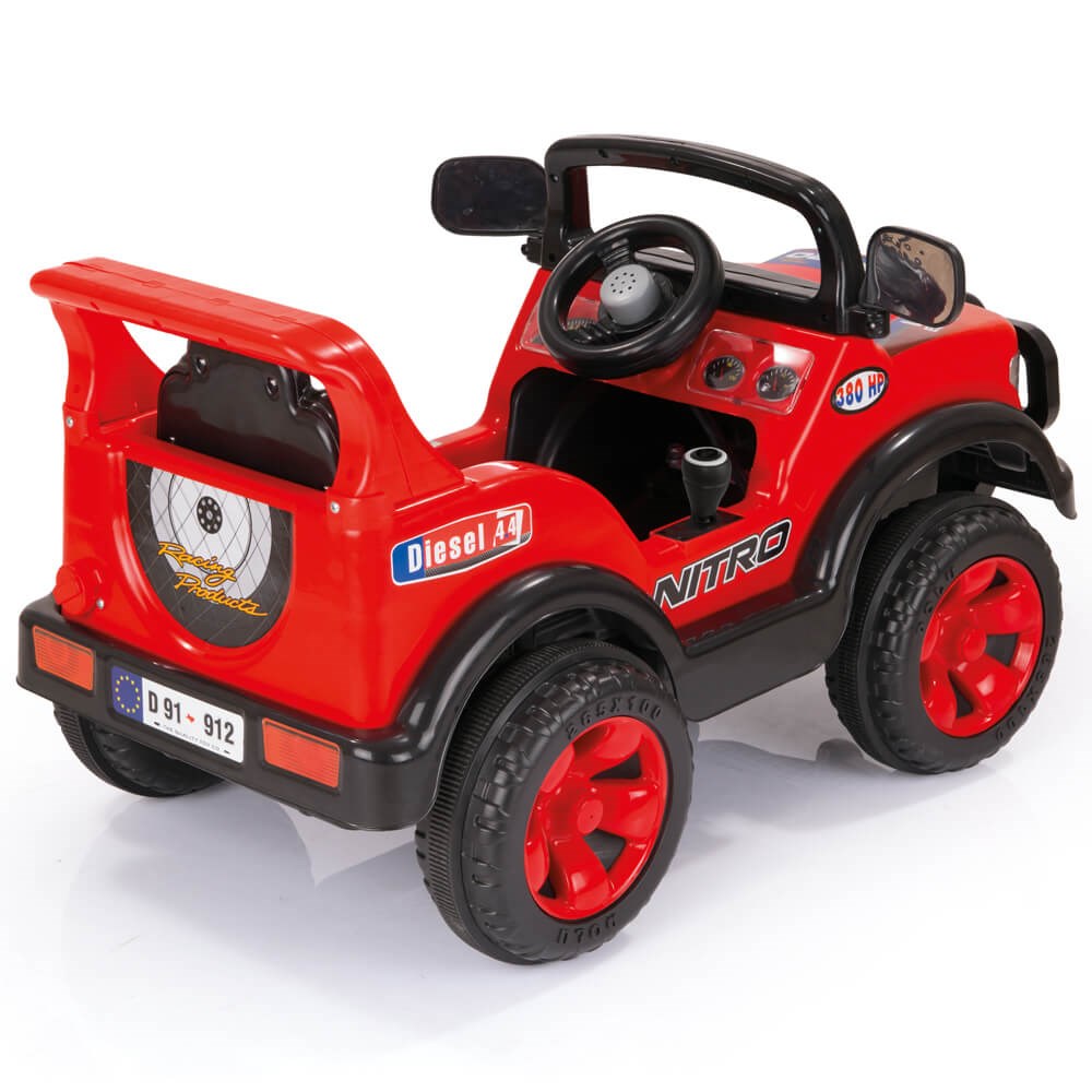 Dolu Oyuncak Nitro Jeep 6V Akülü Araba Kırmızı