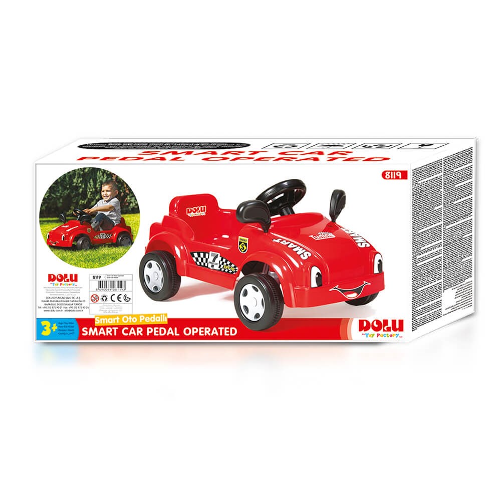 Dolu Oyuncak Smart Pedallı Araba Kırmızı