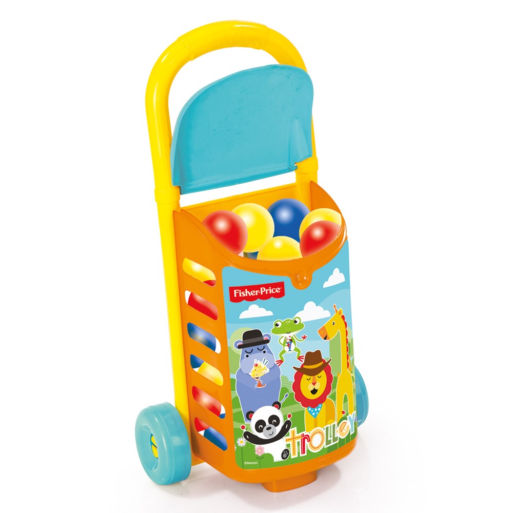Fisher Price Çek-Çek Araba ve 25 adet Top 