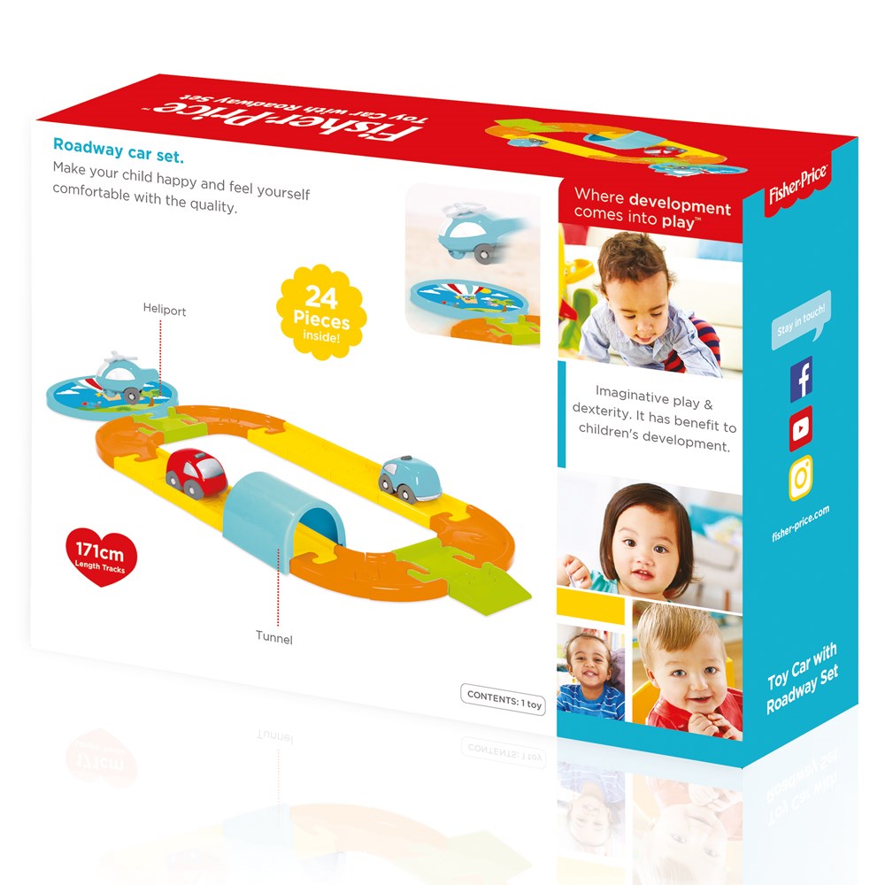 Fisher Price Ton Ton Yol Seti 24 parça 