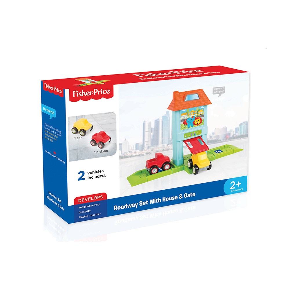 Fisher Price Roadway Set with House & Gate 