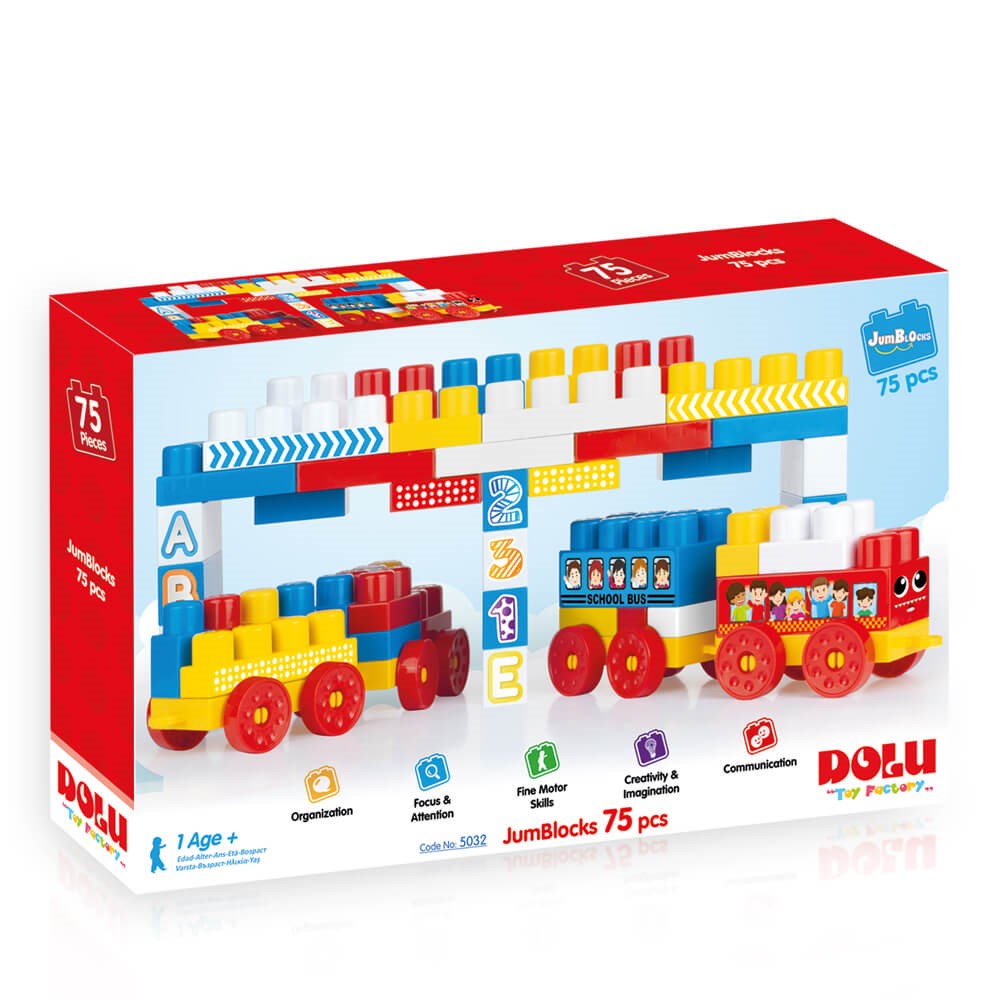 Dolu Deluxe Bloklar 75 Parça 