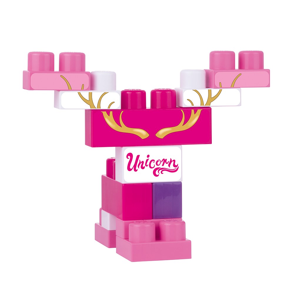 Dolu Unicorn Çantalı Mega Blok 70'li 